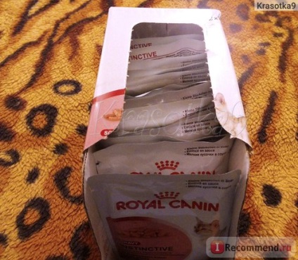 Sac de pisici Royal canin instinctiv (în sos) - ☆ Cele mai delicate bucăți de carne din sosul care sunt