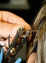 Corectarea extensiilor pentru păr, îndepărtarea părului după extensia părului, re-extinderea părului - secretul părului
