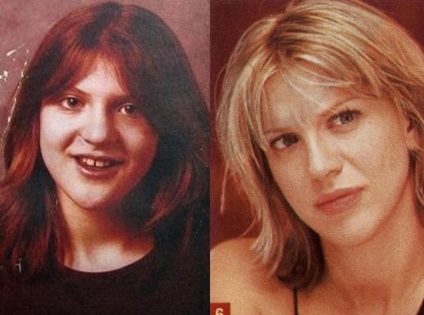 Courtney Love fotó ifjúkorában, és most - 300