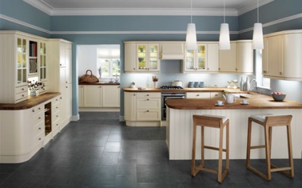 Interior frumos bucătărie cu mâinile tale - cum să alegi culoarea, finisajul și iluminarea (fotografie)