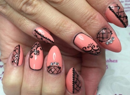 Lacy Nail Design Lace Idei, Foto, Video