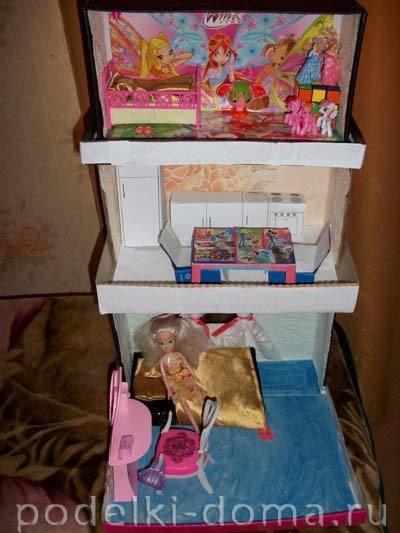 Doll lakásában, egy doboz ötletek és műhelyek
