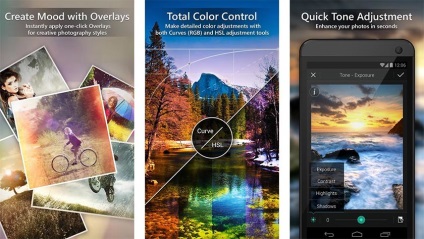 Cei mai buni editori de fotografii pentru Android aleg o aplicație pentru procesarea fotografiilor, apptime