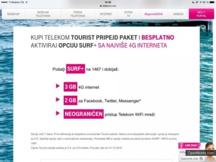 Comunicații mobile în Muntenegru pentru instrucțiunile turiștilor - stiri turistice experttur