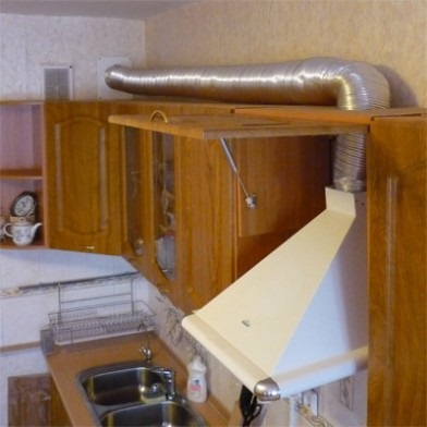 Instalarea de ventilație în bucătărie video, foto