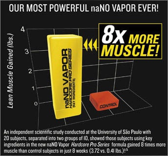Nano vapori hardcore pro serie (0, 9kg) oxid nitric (no2) de la muscletech, cumpara, recenzii si recenzii.