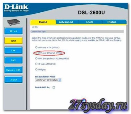 Configurarea unui router homelink