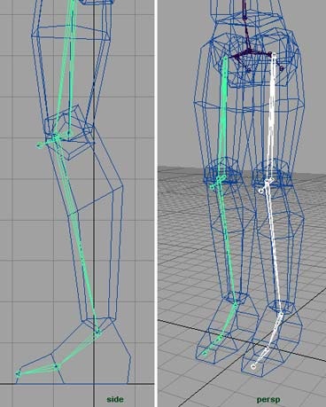 Personalizați modelul scheletului uman în Maya