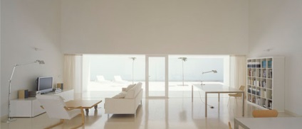 Stretch tavanele în stilul minimalismului