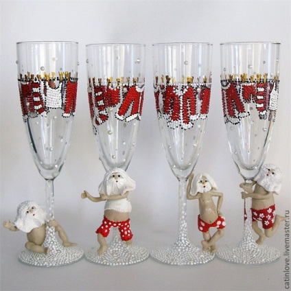 Karácsonyi dekoráció szemüveg kezét fotó