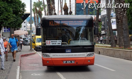 Transportul public de la Antalya Cât costă să călătorești harta rutelor