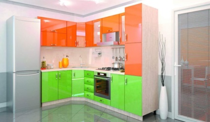 Bucătărie verde-verde