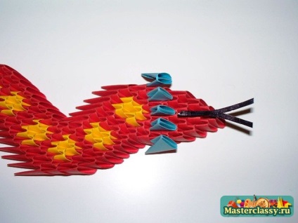 Origami modular șarpe maestru de clasă