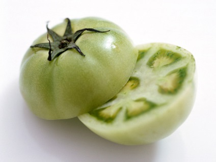 Пикантни мариновани зелени домати за зимата рецептата със снимка