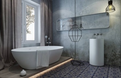 Finisarea baie cu ceea ce materialul este mai bine pentru a decora, opțiuni de design