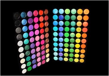 Paleta de umbre 120 de culori manly - swatch comentarii