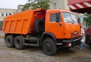 Nisip, pietriș, argilă, turbă, sol cu ​​livrare - chiria de autobasculante zil kamaz