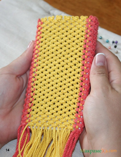 Rasfoieste in tehnica macrame cover pentru smartphone mc