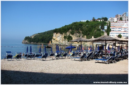 Plajele din Budva Muntenegru