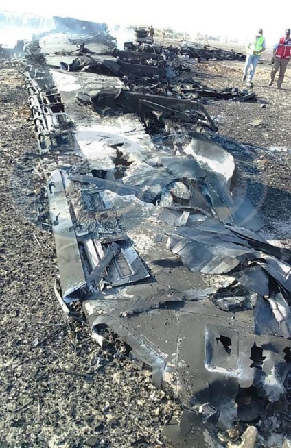 Részletek Flight 9268 összeomlik halála orosz A321 Sinai