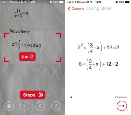 Aplicația fotomasă rezolvă exemple de matematică cu camera video iPhone, - știri din lume