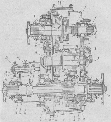 Cutia de distribuție KAMAZ - 4310