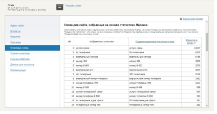 Înregistrarea în directoarele site-ului