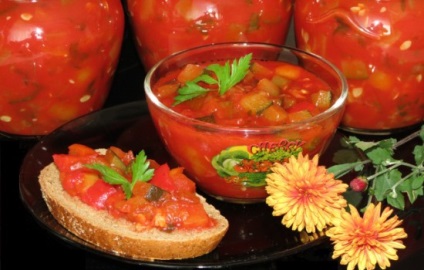 Rețete de caviar din ardei bulgărești, secrete de alegere a ingredientelor și