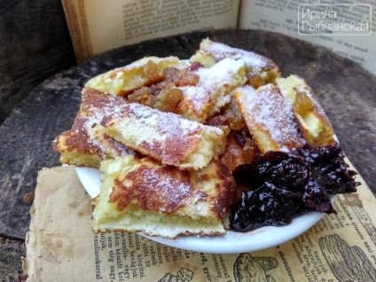 Kaiserschmarrn recept lépésről lépésre fotók