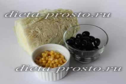 Salata cu măsline negre pentru pierderea în greutate