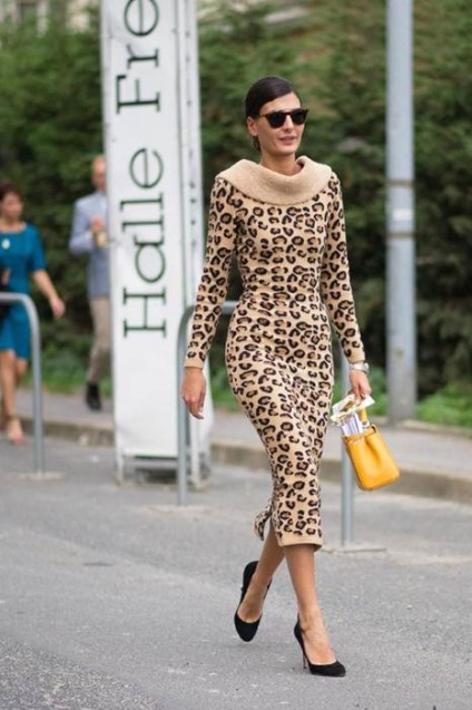 Abból, amit viselni leopárd ruha - a legjobb képek és kombinációi - az életem