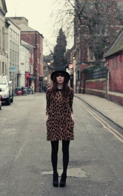 Ce să purtați rochie de leopard - cele mai bune imagini și combinații - viața mea