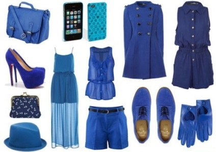 Combinația de albastru în haine - realizarea unei imagini