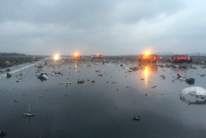 Urgent! Astăzi, la Rostov-pe-Don, avionul care zbura din Dubai sa prăbușit în ruină (20 fotografii 3 videoclipuri)