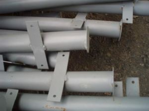 Stâlpi de gard din folii profilate, care țeavă de folosit, diametrul și adâncimea