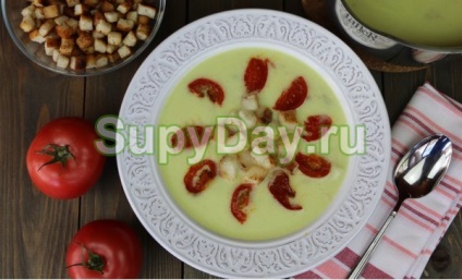 Soup pudră din dovlecei - o rețetă bogată și vegetariană cu fotografii și clipuri video