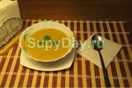 Soup pudră din dovlecei - o rețetă bogată și vegetariană cu fotografii și clipuri video