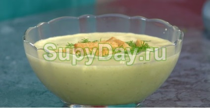 Soup pudră din dovlecei - o rețetă bogată și vegetariană cu fotografii și clipuri video