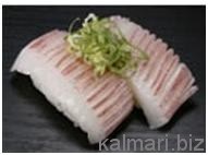 Sushi használatával tintahal hús