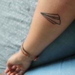 Tatuaje de origami (vulpe, macara si altele