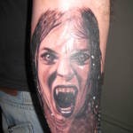 Vampir tatuaj și zombie fotografie, valoare și schițe