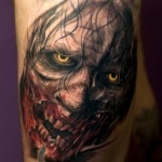 Vampir tatuaj și zombie fotografie, valoare și schițe