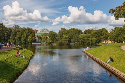 Tavrichesky grădină în Saint Petersburg fotografie, seră, uscare