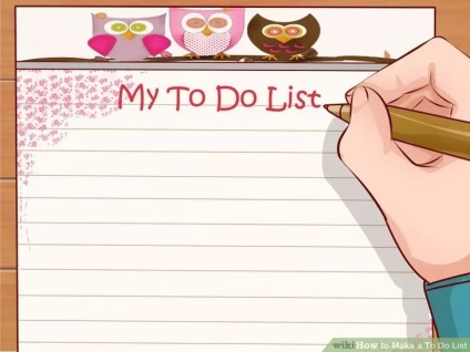 Lista de sarcini, pe care doriți să o compilați și să utilizați corect lista de sarcini!