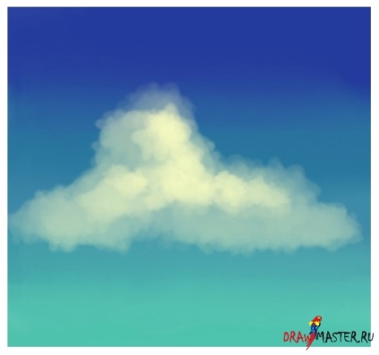 Lecții de pictura - cum să desenezi un nor cumulos