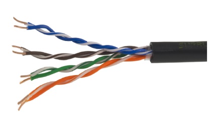 Cuplă twisted pentru instalarea în exterior - categorii de cablu, circuit și preț