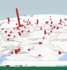 Vizualizarea datelor geografice utilizând add-in-ul geoflow, exceltip