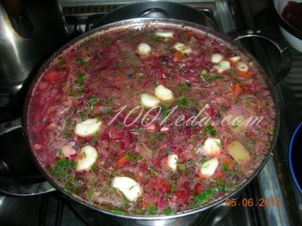 Borsch delicios fără prăjit - borsch din 1001 de mâncare