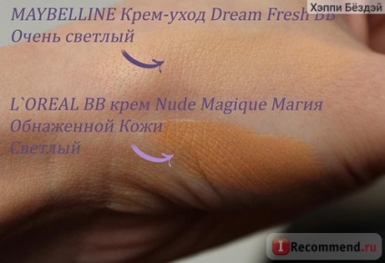 Vv cremă l oreal magique nud - «▄▀▄▀ foto-comparație bb cream l'oreal și maybelline! Ai nevoie de asta