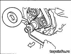 Înlocuirea curelei de distribuție pentru motorul Toyota 1g-fe, înlocuirea curelelor de atașare,
